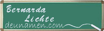 Bernarda Lichte Visitenkarte